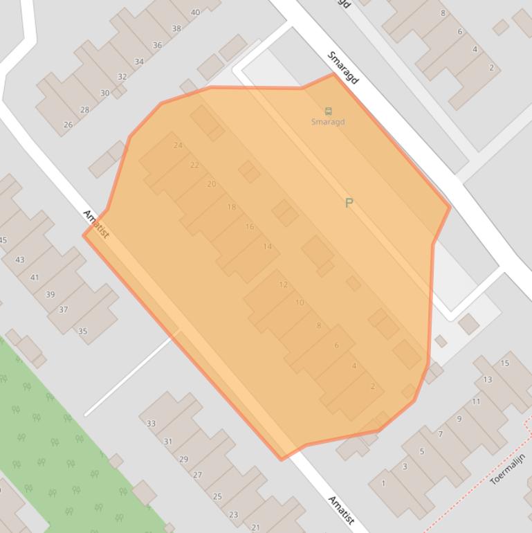 Kaart van postcodegebied 1703AT.