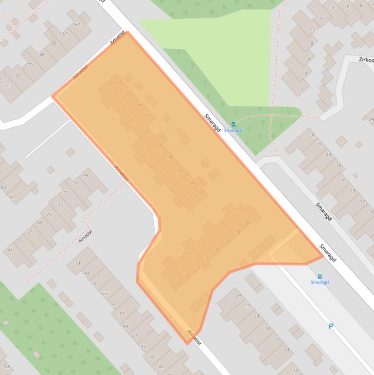 Kaart van postcodegebied 1703AV.