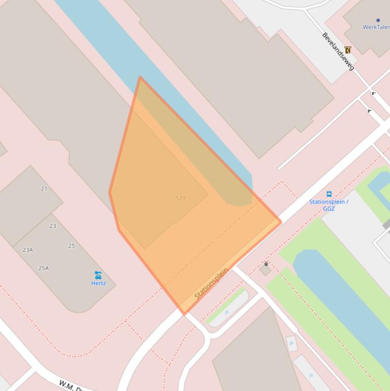 Kaart van postcodegebied 1703AX.