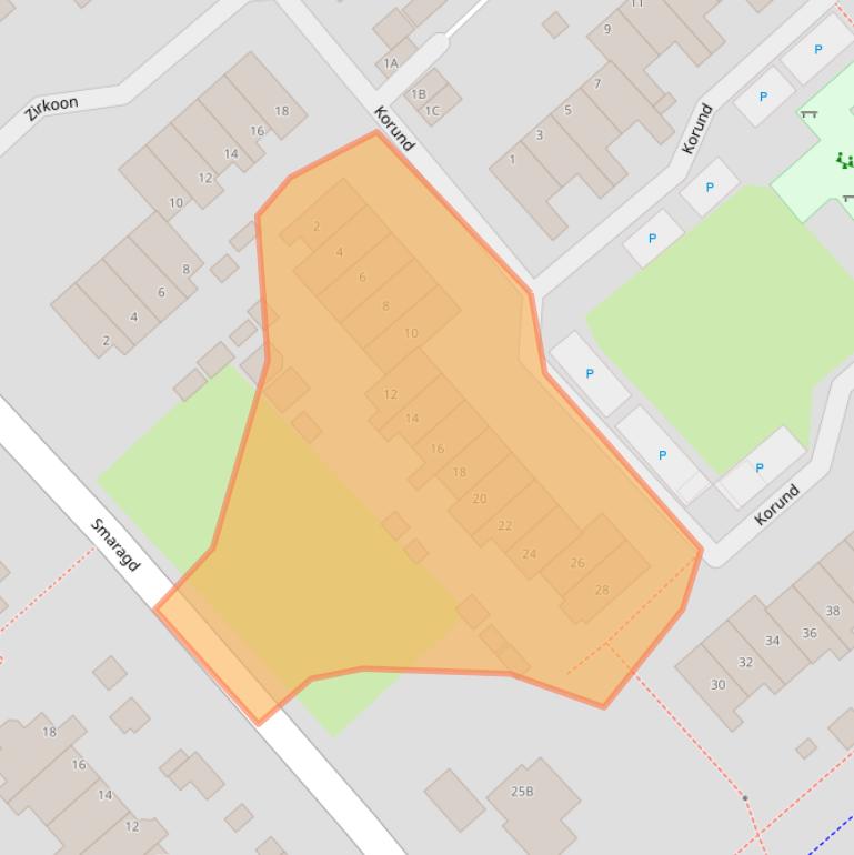 Kaart van postcodegebied 1703CV.