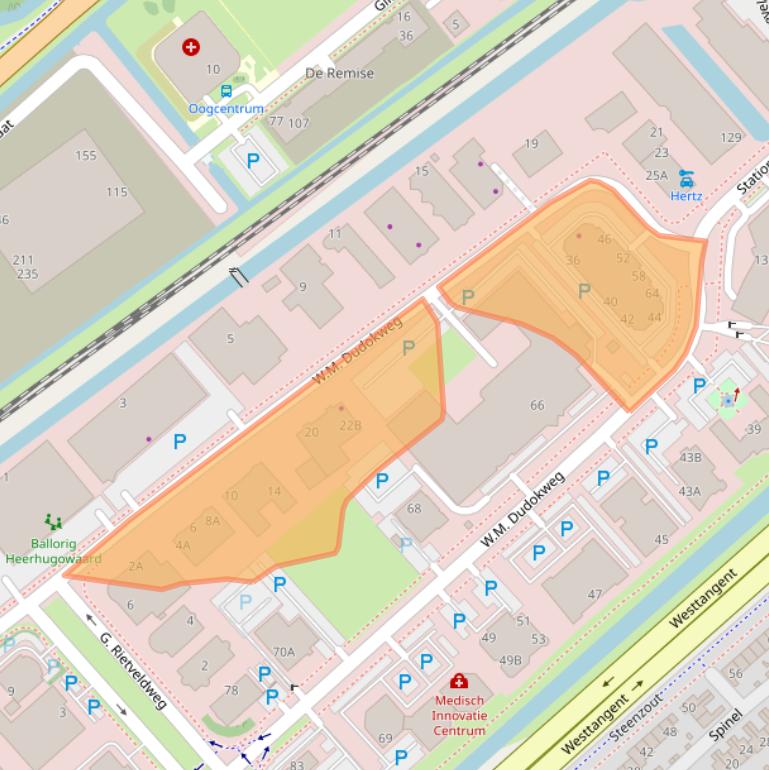 Kaart van postcodegebied 1703DB.