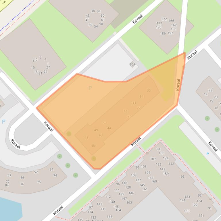 Kaart van postcodegebied 1703DP.