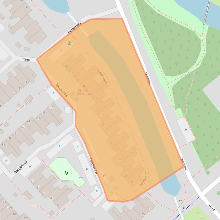 Kaart van postcodegebied 1703EA.