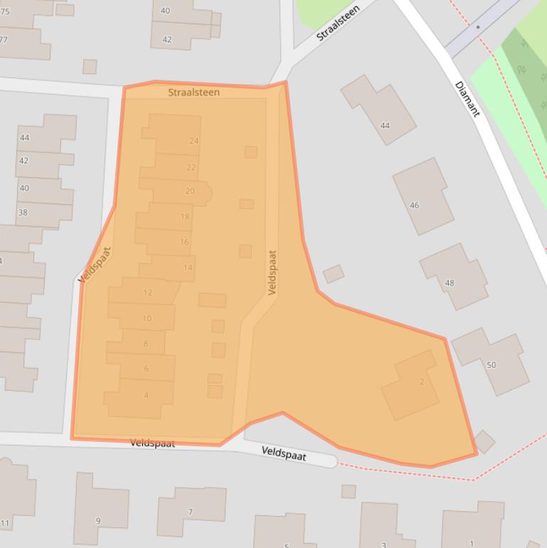 Kaart van postcodegebied 1703EK.