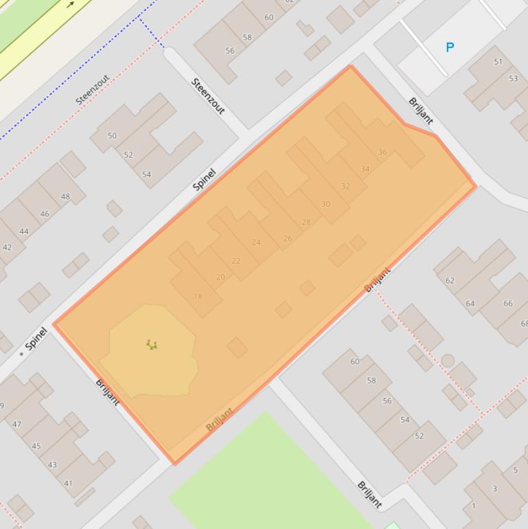 Kaart van postcodegebied 1703GH.