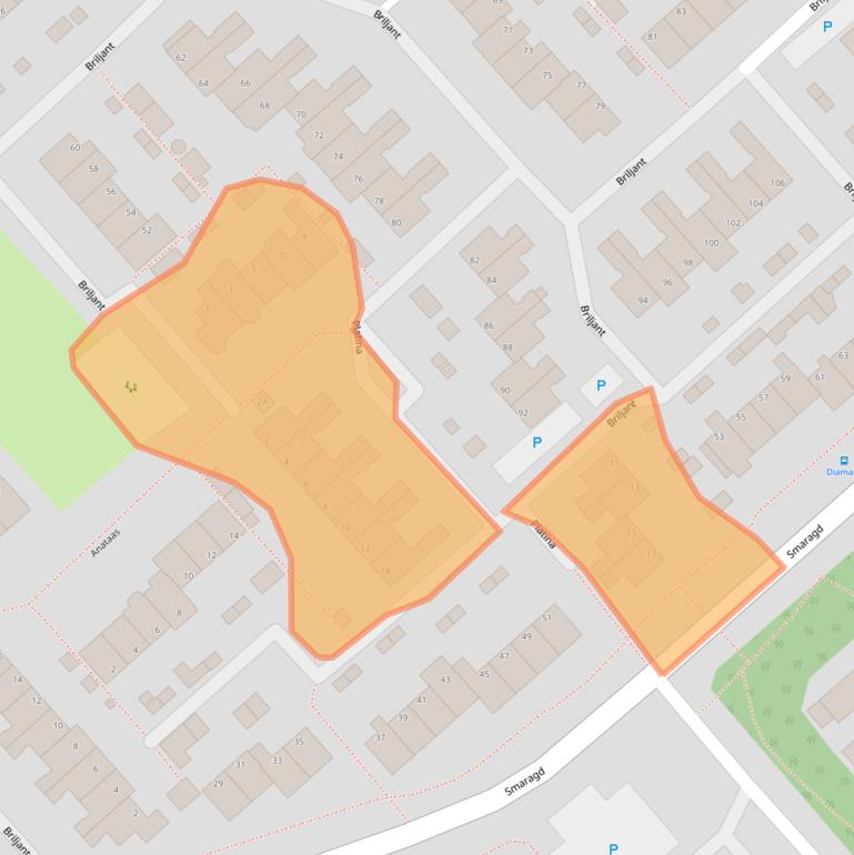 Kaart van postcodegebied 1703GT.