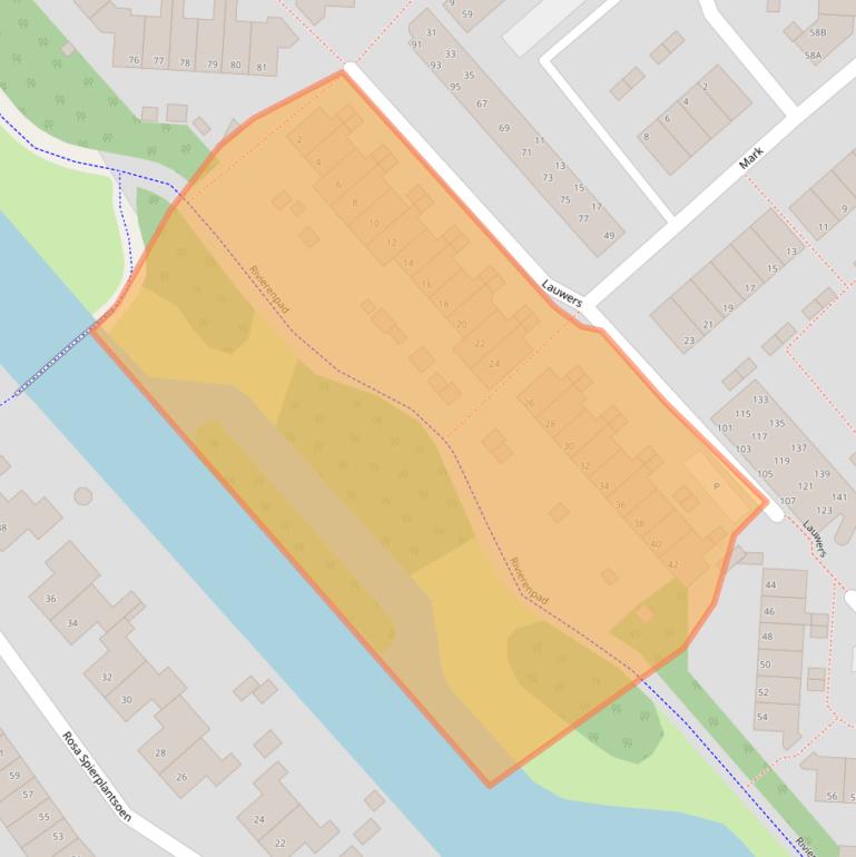 Kaart van postcodegebied 1703HD.