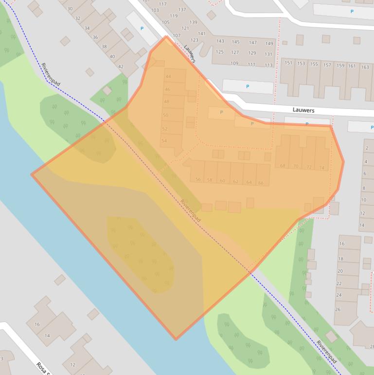 Kaart van postcodegebied 1703HE.