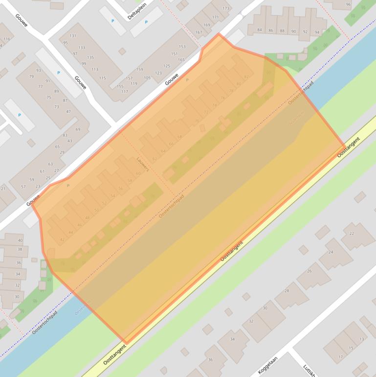 Kaart van postcodegebied 1703HP.