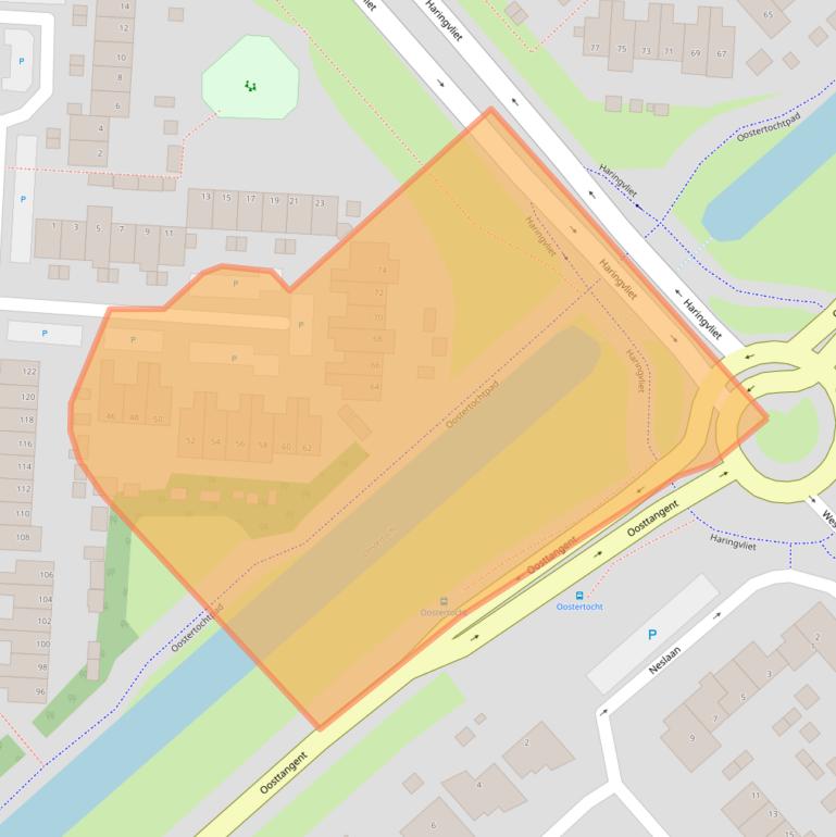 Kaart van postcodegebied 1703HV.