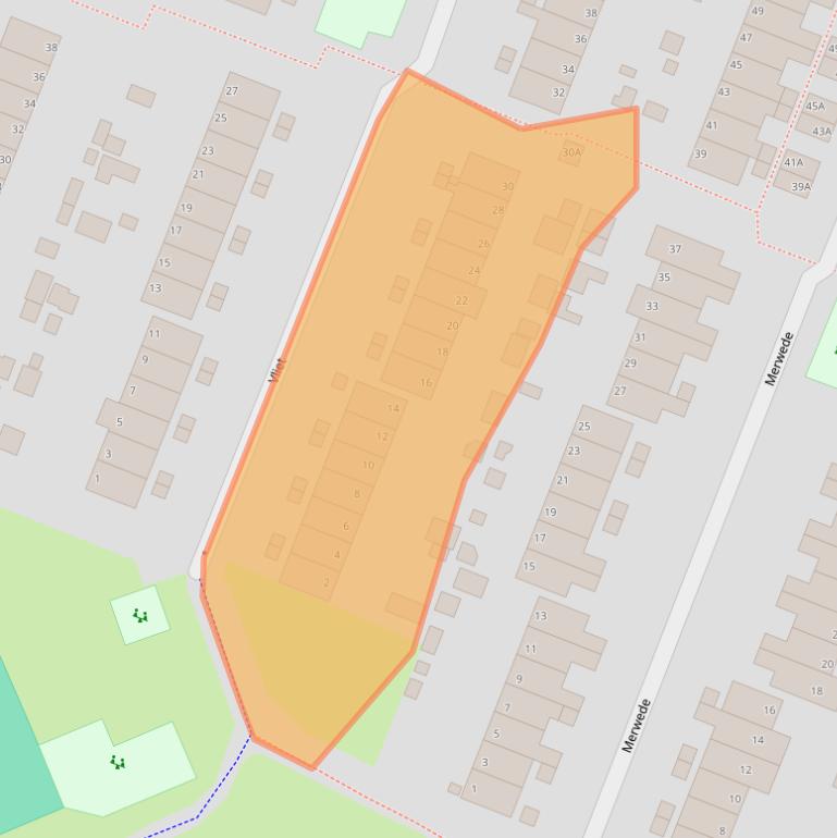Kaart van postcodegebied 1703JC.