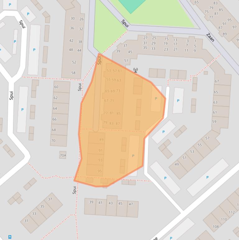 Kaart van postcodegebied 1703MK.