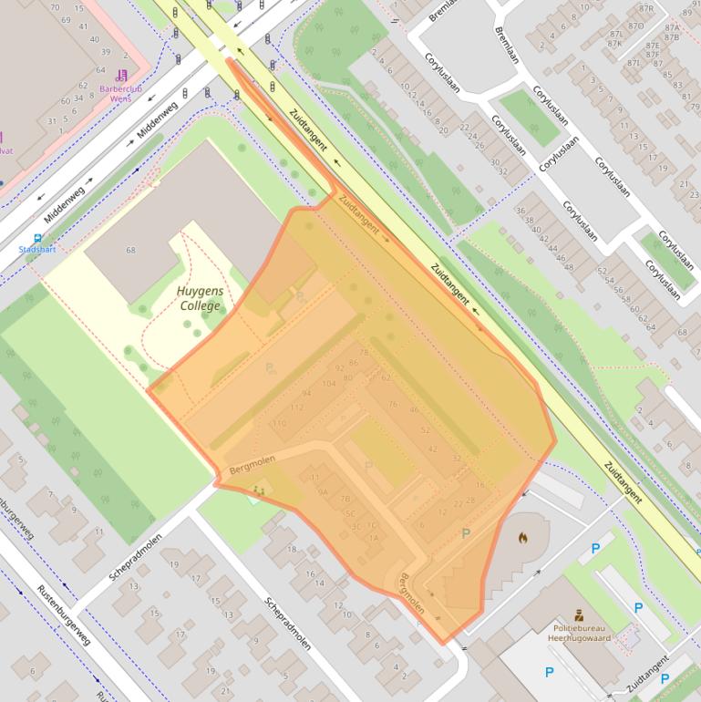 Kaart van postcodegebied 1703NX.