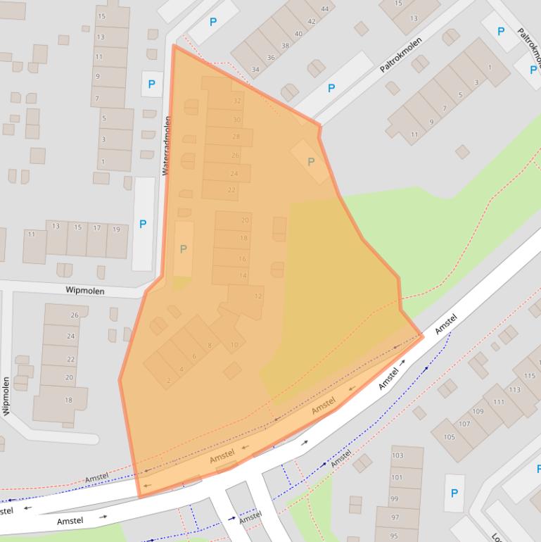 Kaart van postcodegebied 1703PD.