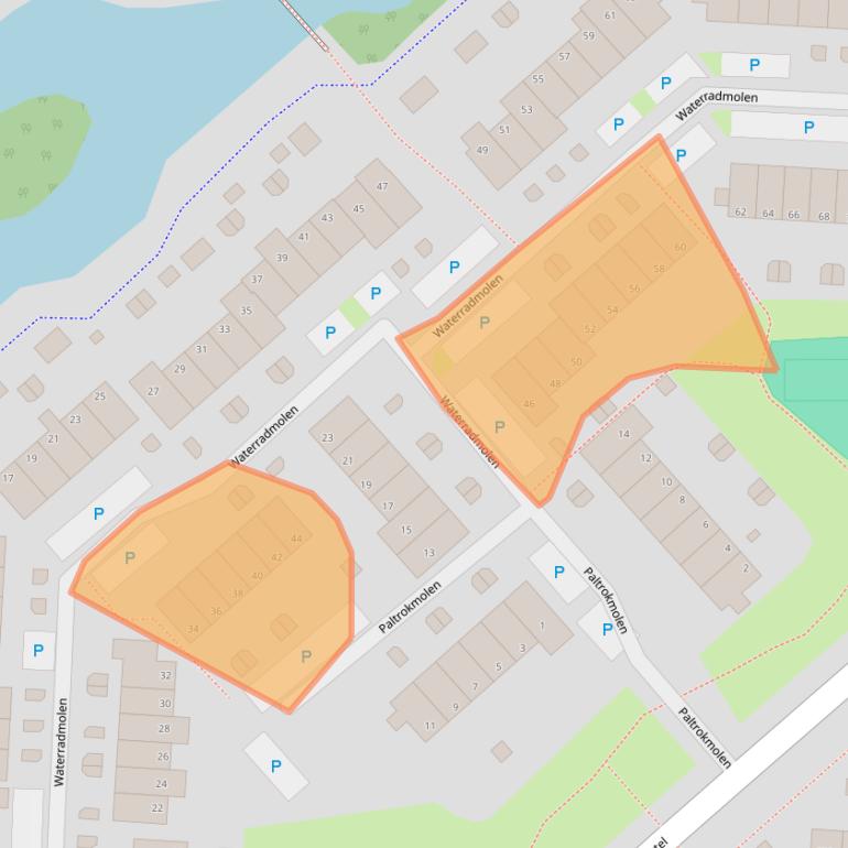 Kaart van postcodegebied 1703PE.
