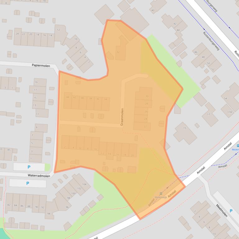 Kaart van postcodegebied 1703PH.