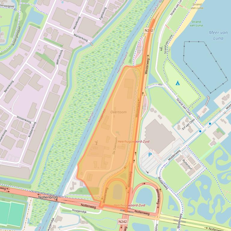 Kaart van postcodegebied 1703RE.