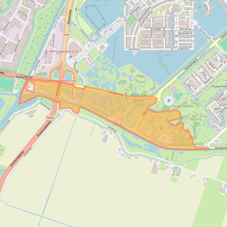 Kaart van postcodegebied 1703RG.