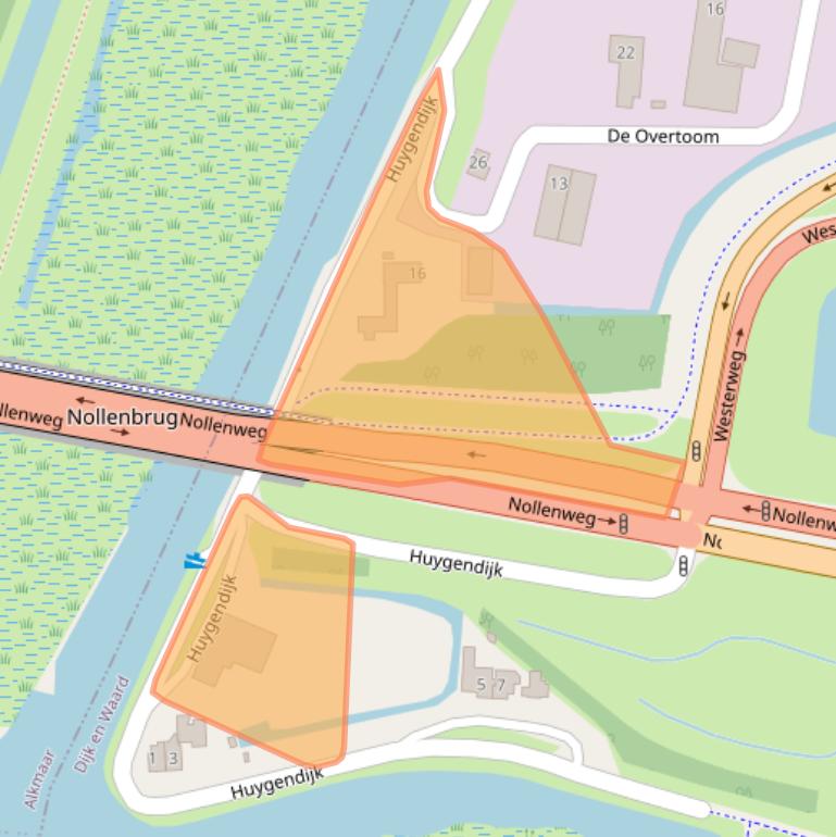 Kaart van postcodegebied 1703RH.