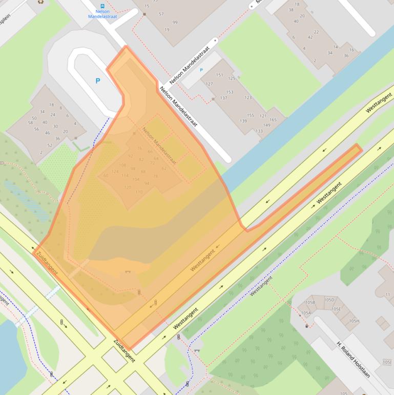 Kaart van postcodegebied 1703WJ.