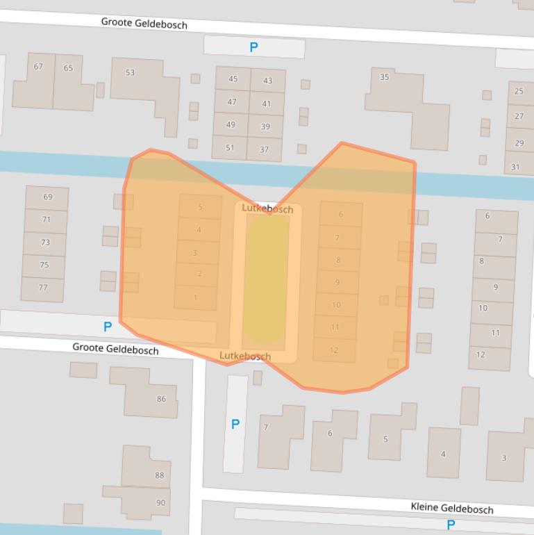 Kaart van postcodegebied 1704CR.