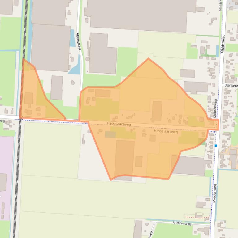 Kaart van postcodegebied 1704DW.