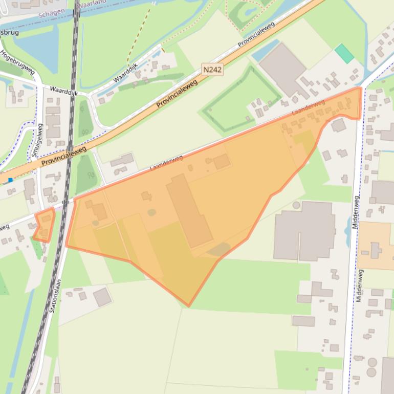 Kaart van postcodegebied 1704JT.