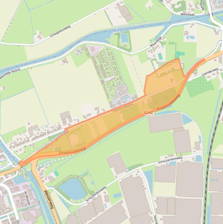 Kaart van postcodegebied 1704PH.