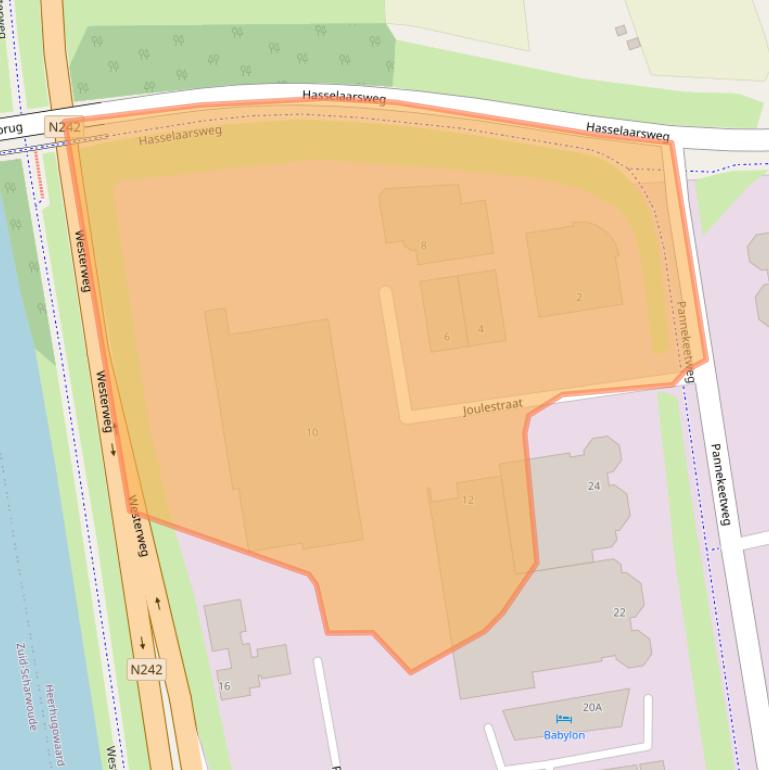 Kaart van postcodegebied 1704PK.