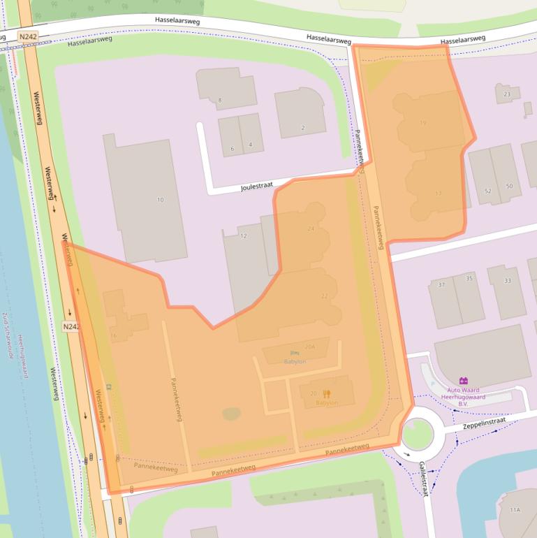 Kaart van postcodegebied 1704PL.