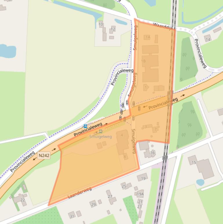 Kaart van postcodegebied 1704PX.