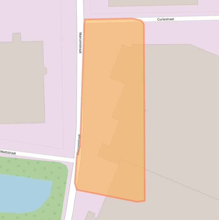 Kaart van postcodegebied 1704PZ.