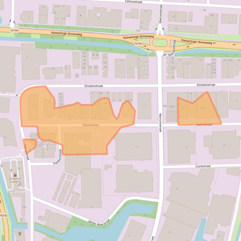 Kaart van postcodegebied 1704RS.