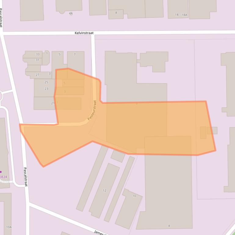 Kaart van postcodegebied 1704RV.