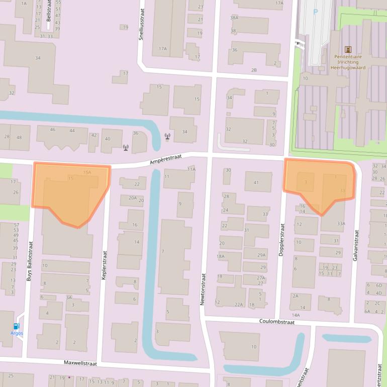 Kaart van postcodegebied 1704SM.