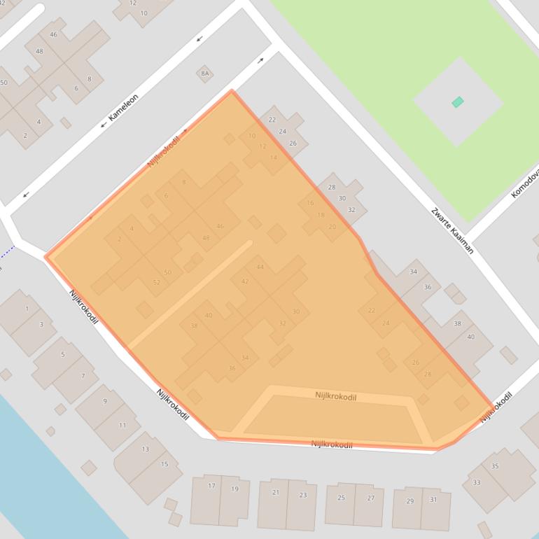 Kaart van postcodegebied 1704VM.