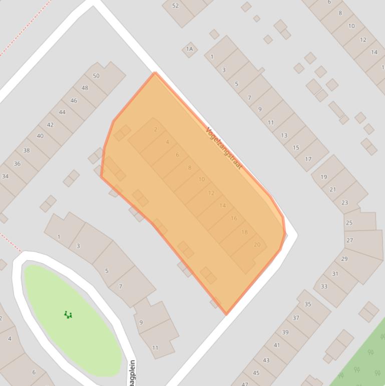 Kaart van postcodegebied 1705AG.