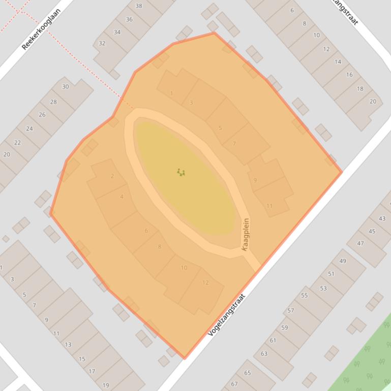 Kaart van postcodegebied 1705AH.