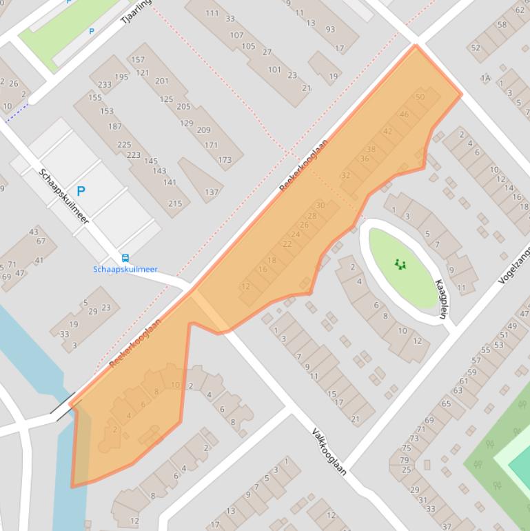 Kaart van postcodegebied 1705AK.