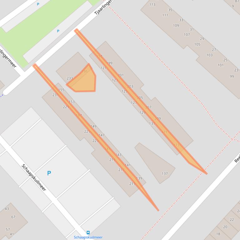 Kaart van postcodegebied 1705CE.