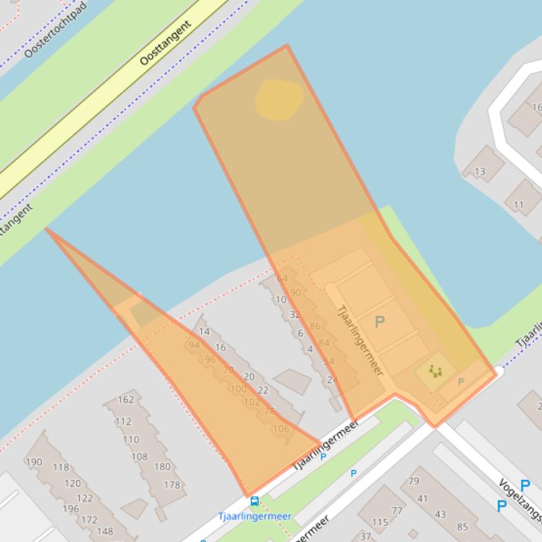 Kaart van postcodegebied 1705CJ.