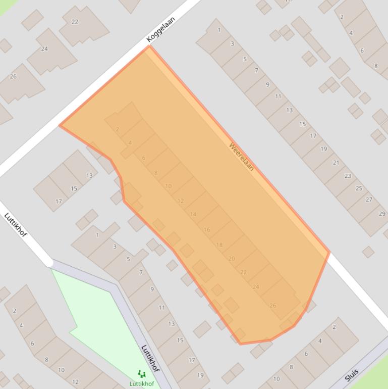 Kaart van postcodegebied 1705EC.