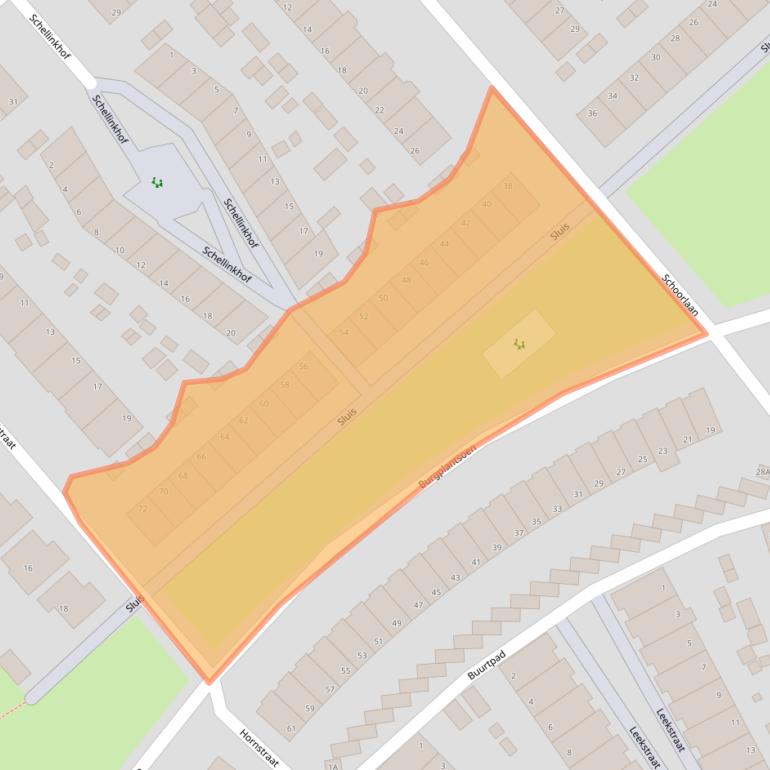 Kaart van postcodegebied 1705EP.