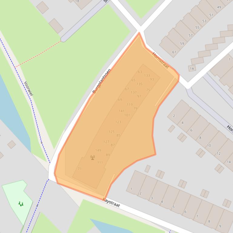 Kaart van postcodegebied 1705ES.