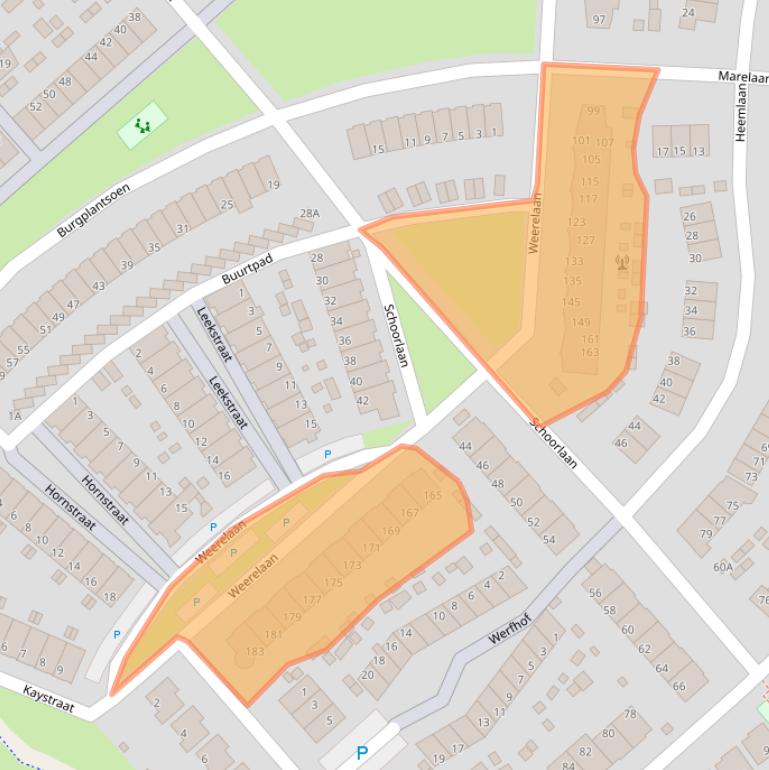 Kaart van postcodegebied 1705EV.