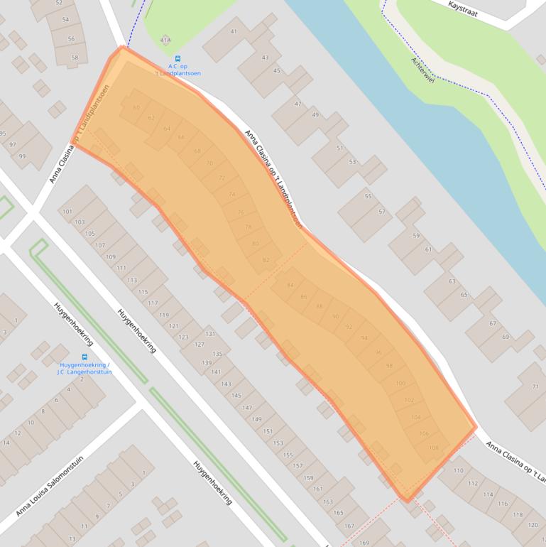 Kaart van postcodegebied 1705GW.