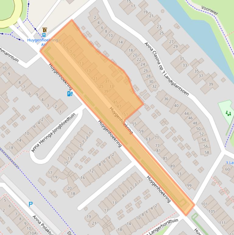 Kaart van postcodegebied 1705HA.