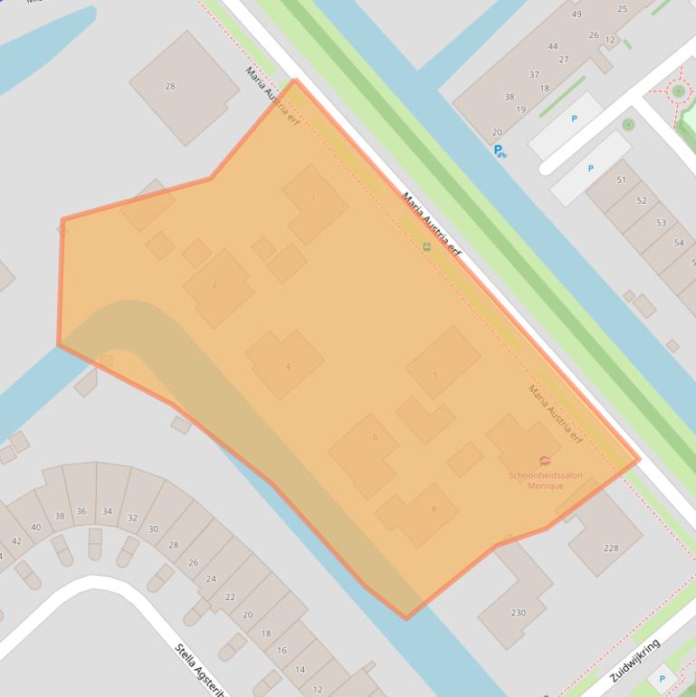 Kaart van postcodegebied 1705LE.