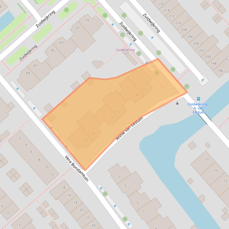 Kaart van postcodegebied 1705LX.