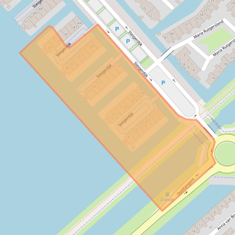 Kaart van postcodegebied 1705ML.